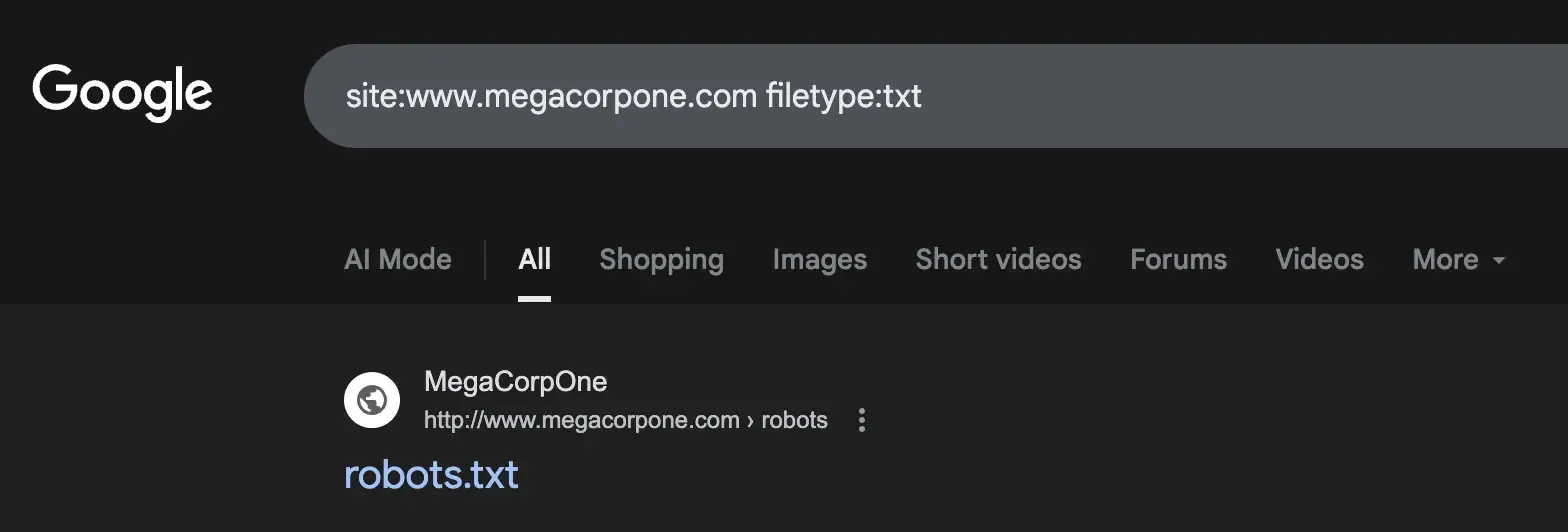 Google-Hacking-filetype-operator