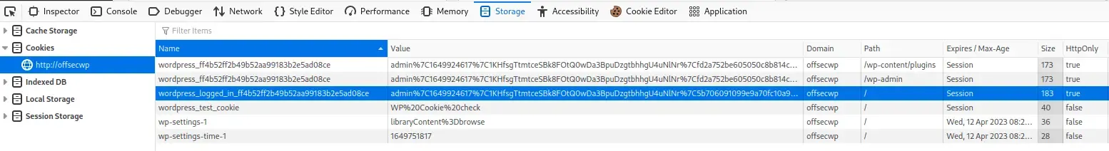 Inspecting-WordPress-Cookies