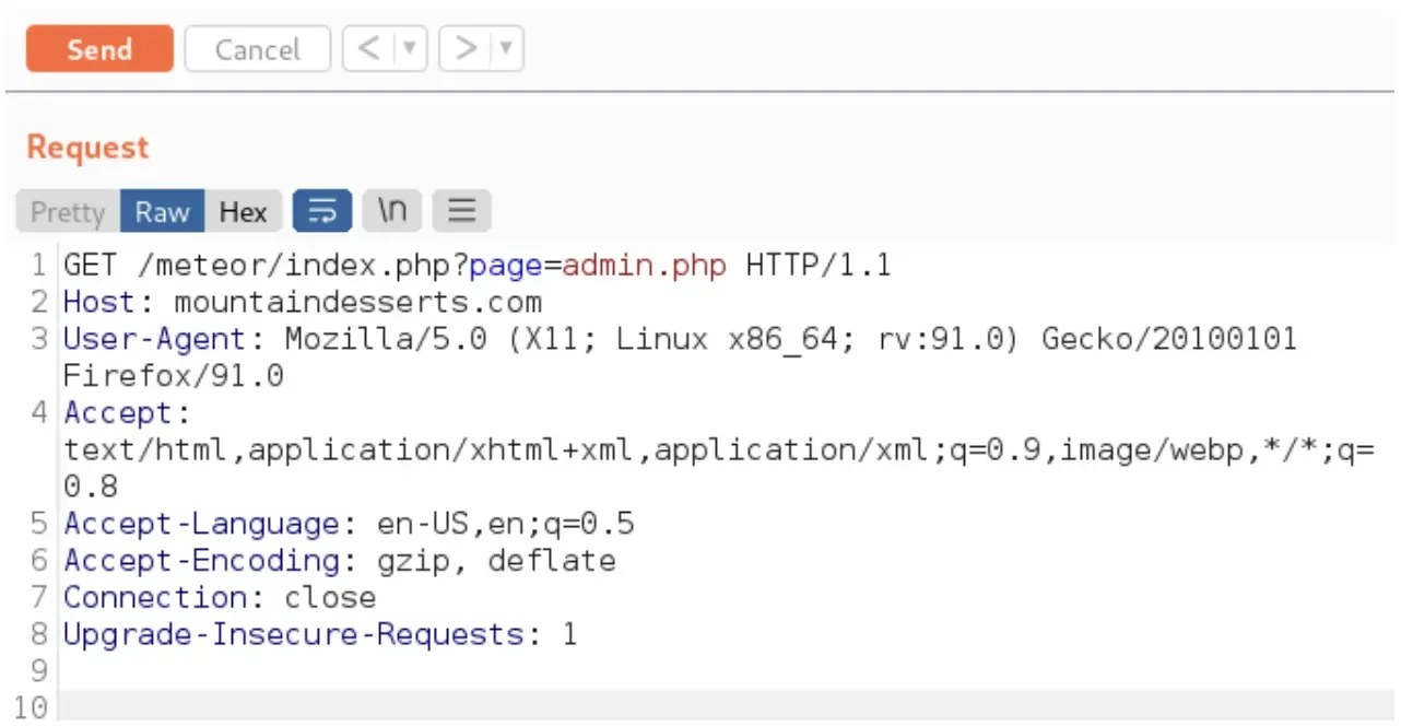 Unmodified-Request-in-Burp-Repeater