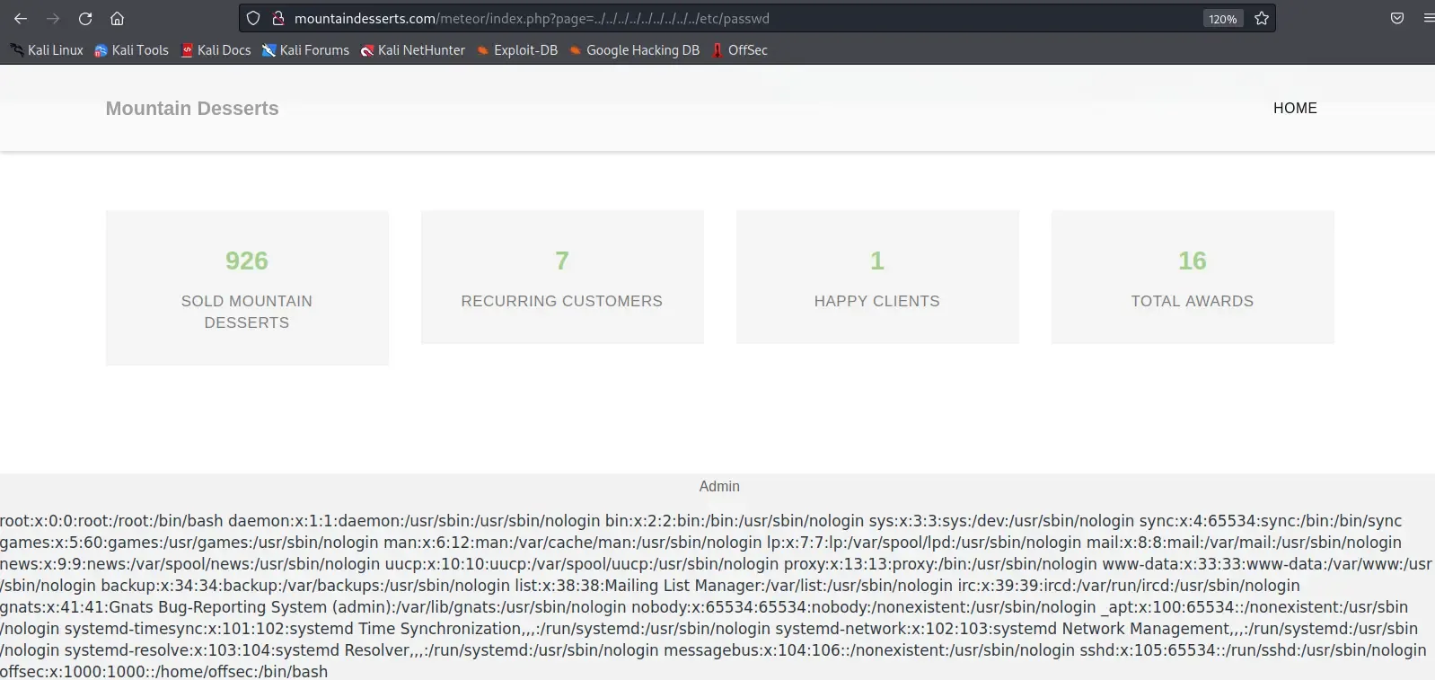 Web-Application-shows-contents-of-Passwd-File